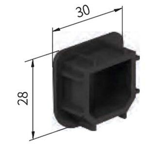 Концевая заглушка серии C30 