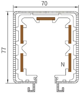 Алюминиевая система токопроводов  HFP-4