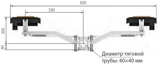Двойной токосъемник JDC-H