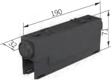 Крышка стыковая H24